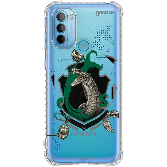Capinha para celular  Harry Potter - Hogwarts - Escudo Dark Sonserina