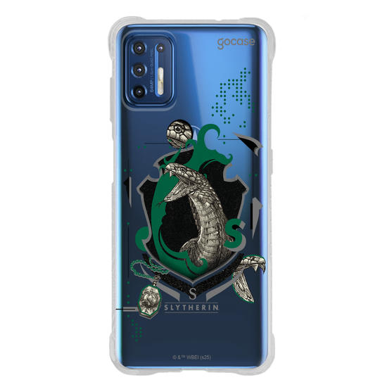Capinha para celular  Harry Potter - Hogwarts - Escudo Dark Sonserina