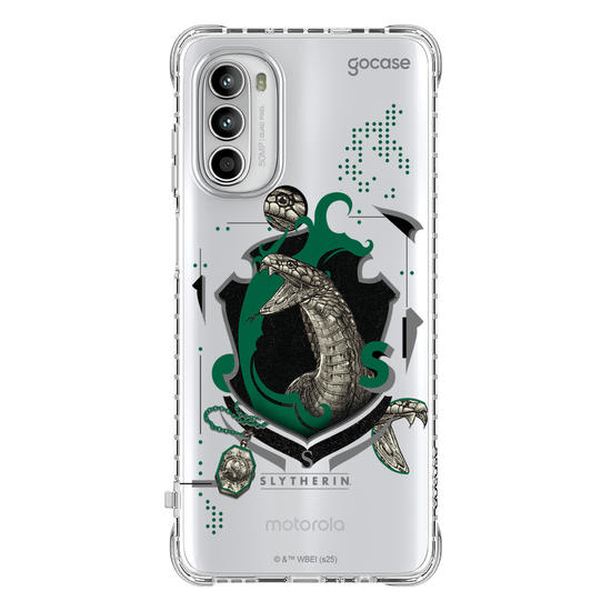 Capinha para celular  Harry Potter - Hogwarts - Escudo Dark Sonserina