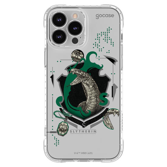 Capinha para celular  Harry Potter - Hogwarts - Escudo Dark Sonserina