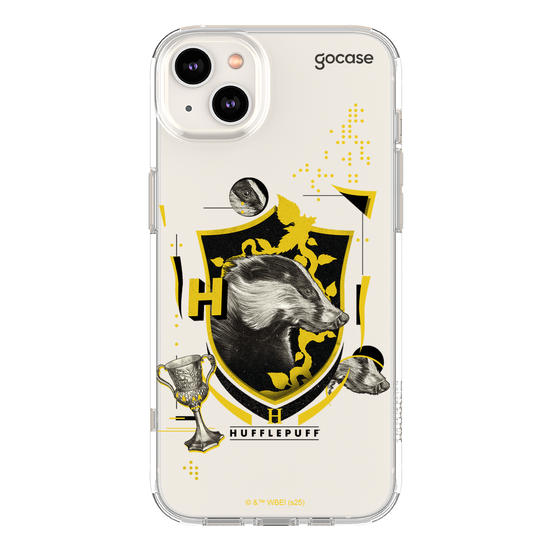 Capinha para celular  Harry Potter - Hogwarts - Escudo Dark Lufa - Lufa