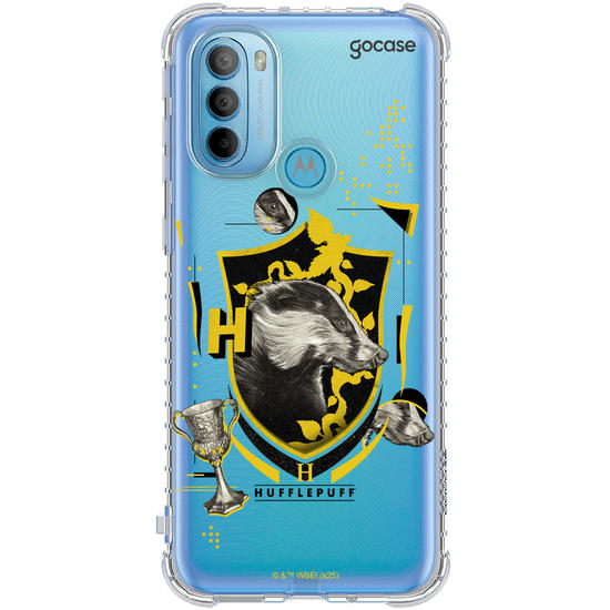 Capinha para celular  Harry Potter - Hogwarts - Escudo Dark Lufa - Lufa