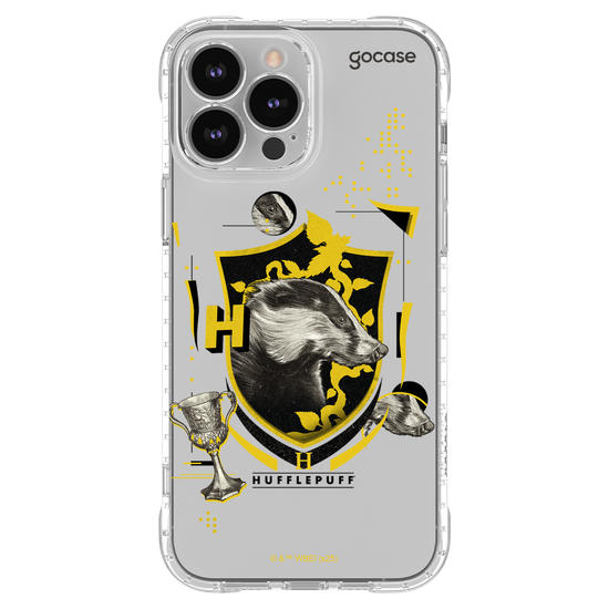 Capinha para celular  Harry Potter - Hogwarts - Escudo Dark Lufa - Lufa