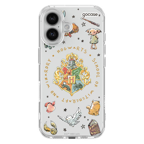Capinha para celular  Harry Potter - Magia em Aquarela