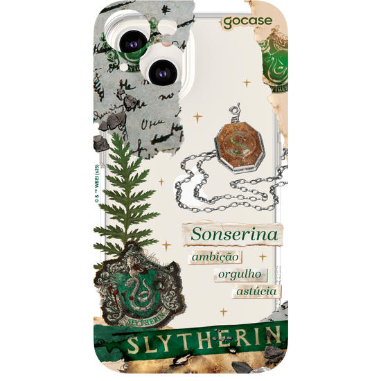 Capinha para celular  Harry Potter - Sonserina Colagem