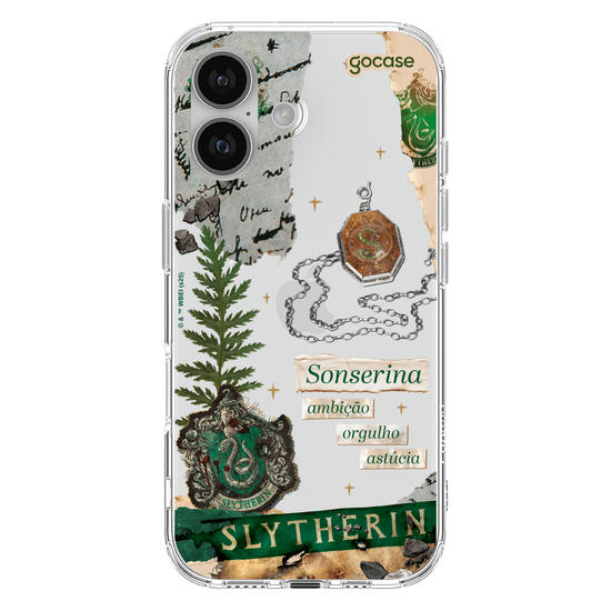 Capinha para celular  Harry Potter - Sonserina Colagem