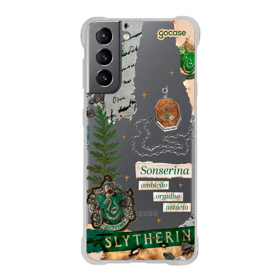 Capinha para celular  Harry Potter - Sonserina Colagem