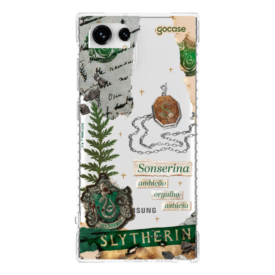 Capinha para celular  Harry Potter - Sonserina Colagem