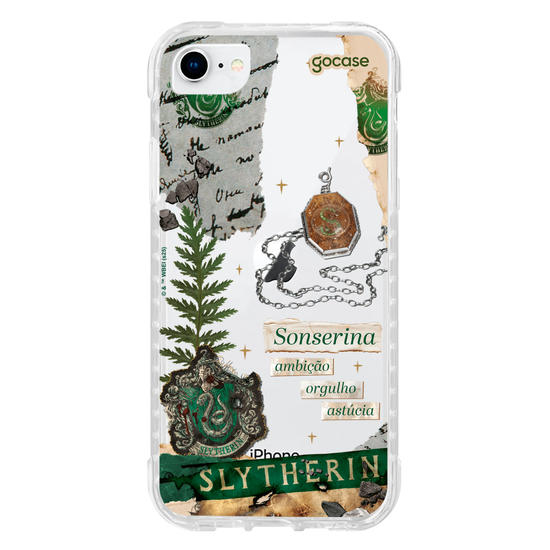 Capinha para celular  Harry Potter - Sonserina Colagem