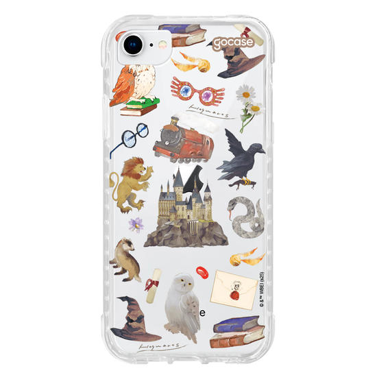 Capinha para celular  Harry Potter - Itens Mágicos Hogwarts