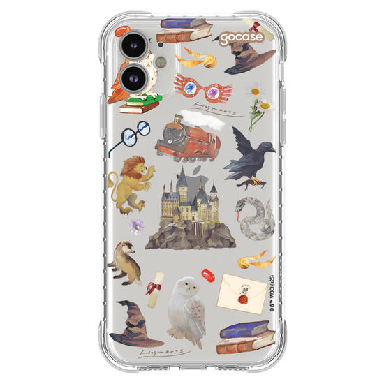 Capinha para celular  Harry Potter - Itens Mágicos Hogwarts