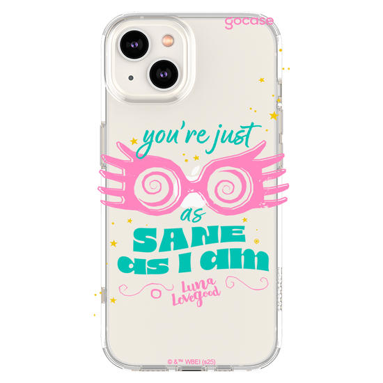 Capinha para celular  Harry Potter -  You're Just As Sane As I Am