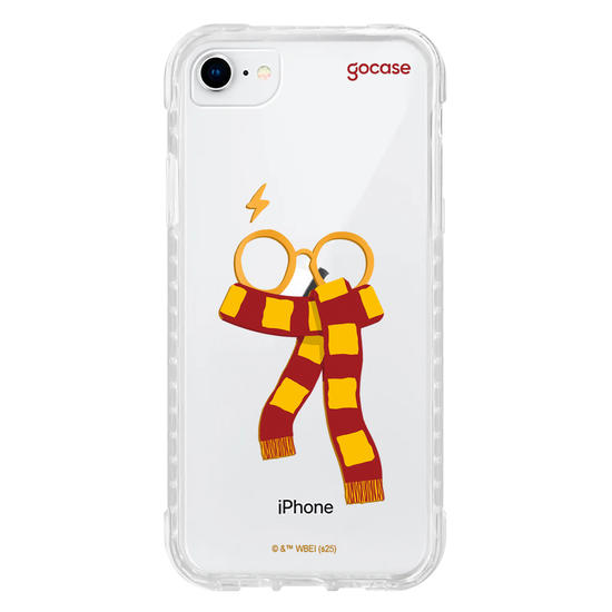 Capinha para celular  Harry Potter - Óculos e Cachecol