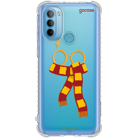 Capinha para celular  Harry Potter - Óculos e Cachecol