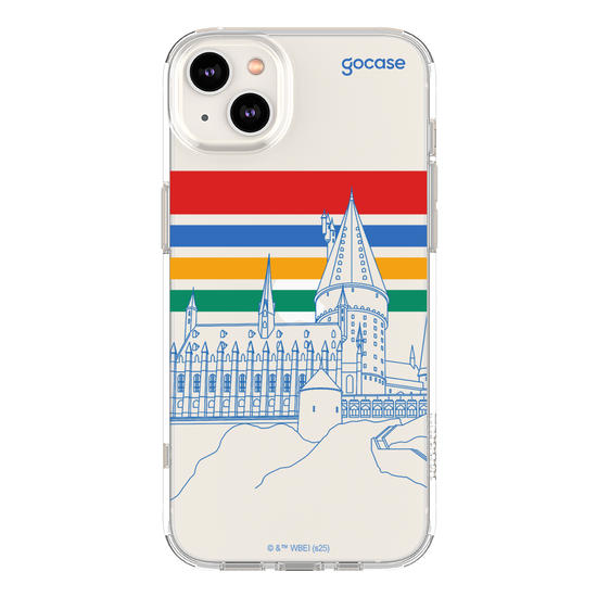 Capinha para celular  Harry Potter - Castelo Lineart