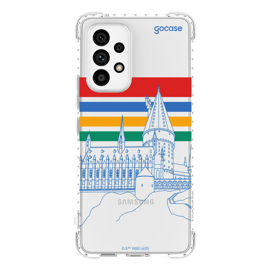 Capinha para celular  Harry Potter - Castelo Lineart