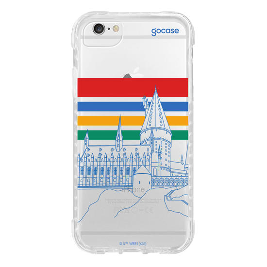 Capinha para celular  Harry Potter - Castelo Lineart