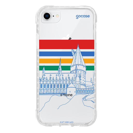 Capinha para celular  Harry Potter - Castelo Lineart