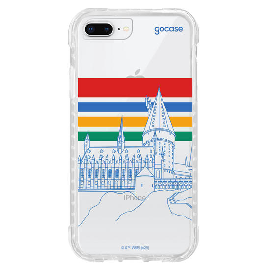 Capinha para celular  Harry Potter - Castelo Lineart