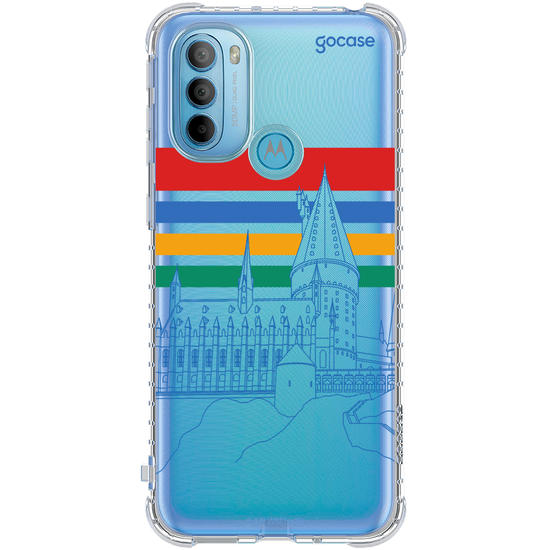 Capinha para celular  Harry Potter - Castelo Lineart