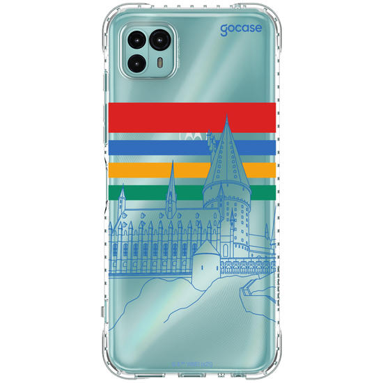 Capinha para celular  Harry Potter - Castelo Lineart