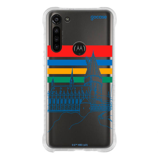 Capinha para celular  Harry Potter - Castelo Lineart