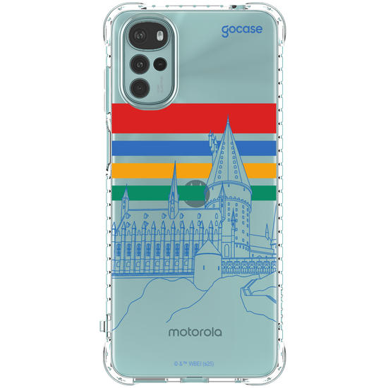 Capinha para celular  Harry Potter - Castelo Lineart