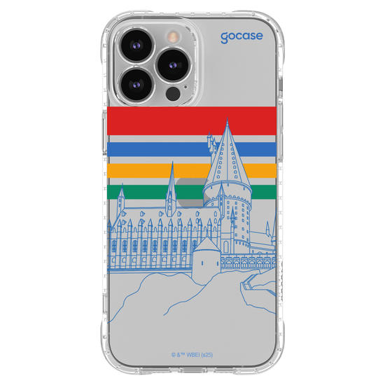 Capinha para celular  Harry Potter - Castelo Lineart