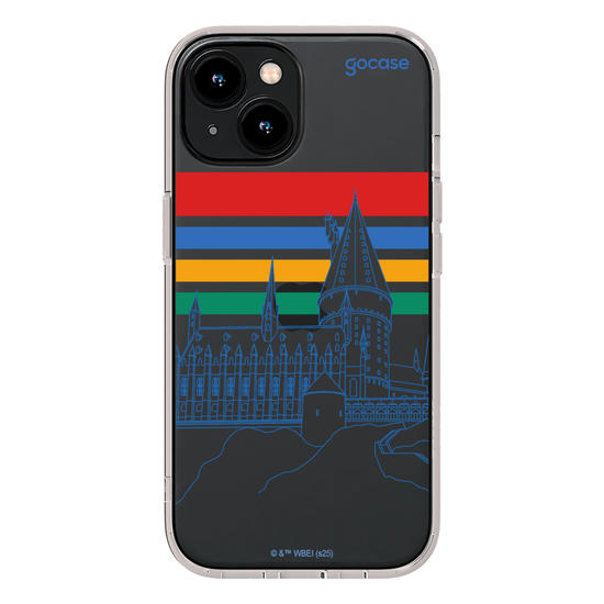 Capinha para celular  Harry Potter - Castelo Lineart