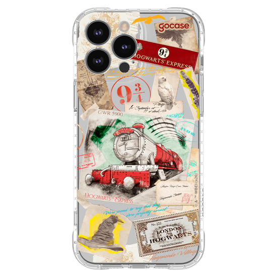Capinha para celular  Harry Potter - Magic Collage
