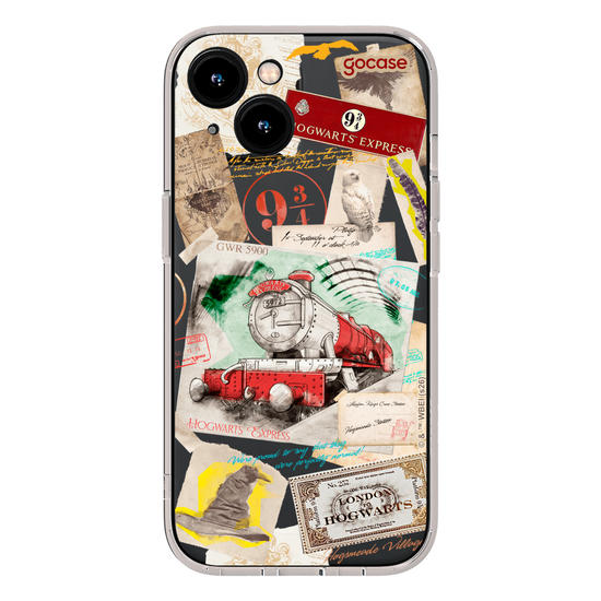 Capinha para celular  Harry Potter - Magic Collage