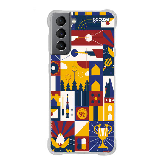 Capinha para celular Harry Potter - Mosaico Hogwarts