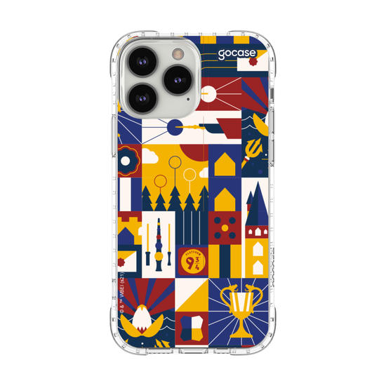 Capinha para celular Harry Potter - Mosaico Hogwarts