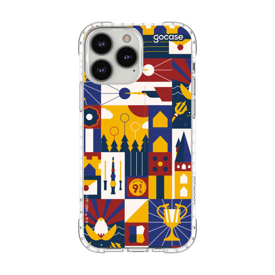 Capinha para celular Harry Potter - Mosaico Hogwarts