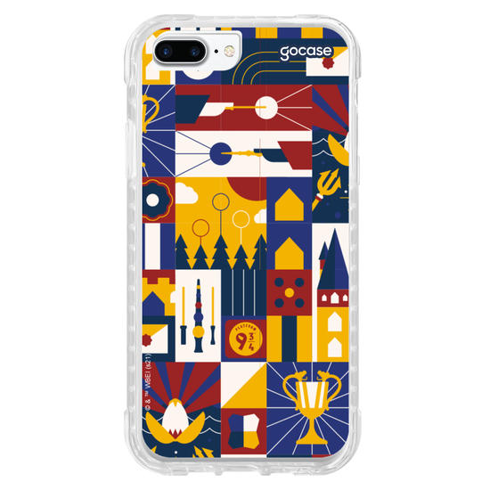 Capinha para celular Harry Potter - Mosaico Hogwarts