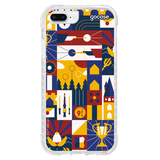 Capinha para celular Harry Potter - Mosaico Hogwarts