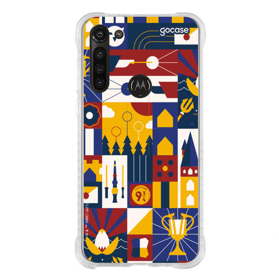 Capinha para celular Harry Potter - Mosaico Hogwarts