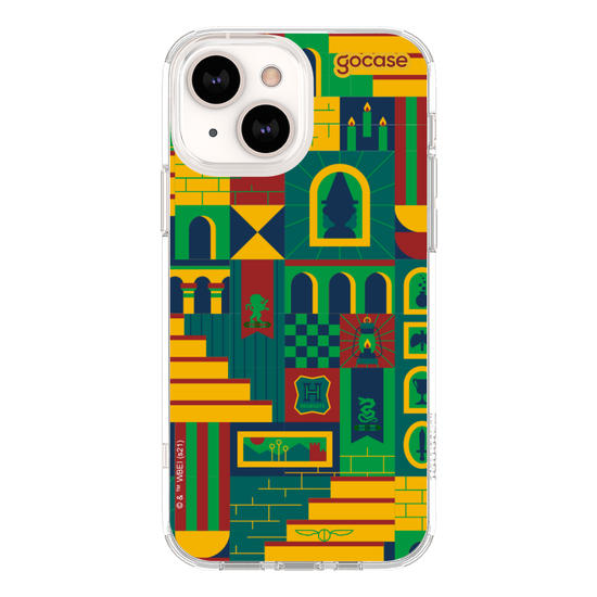 Capinha para celular Harry Potter - Mosaico Verde
