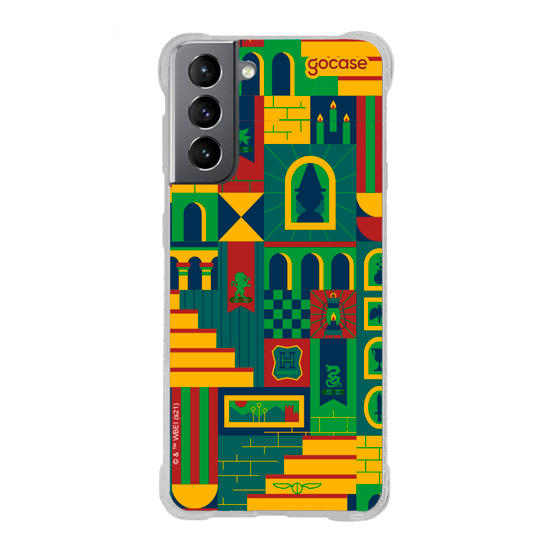 Capinha para celular Harry Potter - Mosaico Verde