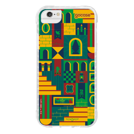 Capinha para celular Harry Potter - Mosaico Verde