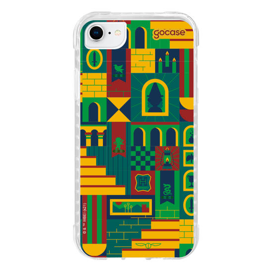 Capinha para celular Harry Potter - Mosaico Verde