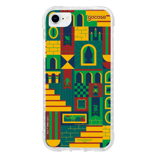 Capinha para celular Harry Potter - Mosaico Verde