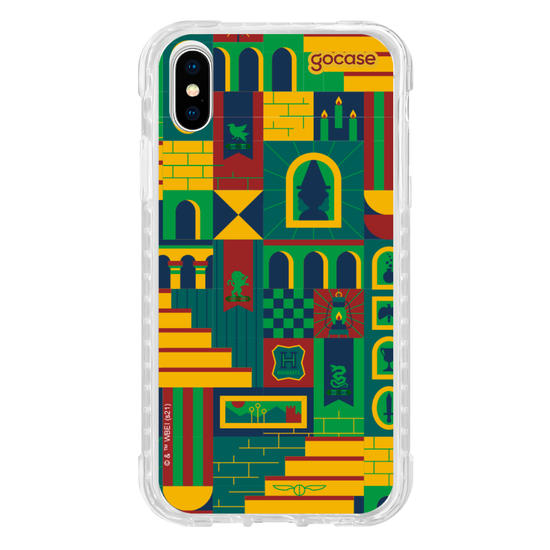 Capinha para celular Harry Potter - Mosaico Verde