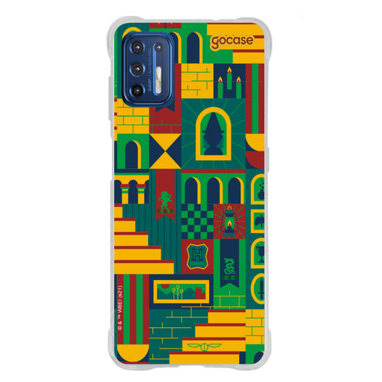 Capinha para celular Harry Potter - Mosaico Verde