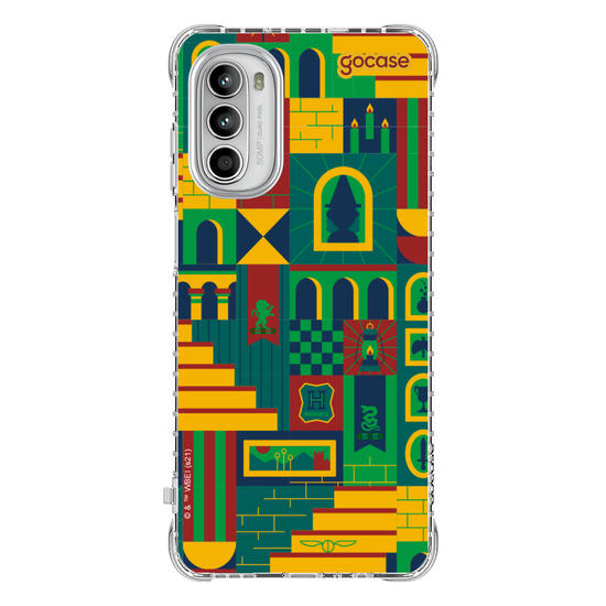 Capinha para celular Harry Potter - Mosaico Verde