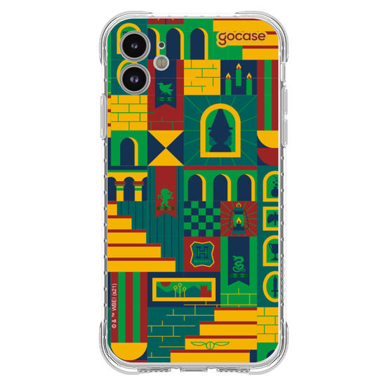 Capinha para celular Harry Potter - Mosaico Verde