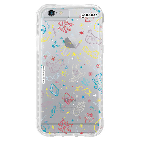 Capinha para celular Harry Potter - Ícones Magia Clean