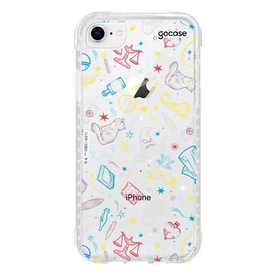 Capinha para celular Harry Potter - Ícones Magia Clean