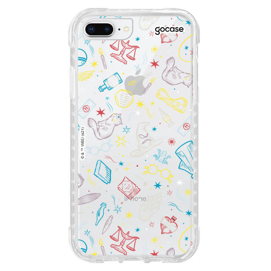 Capinha para celular Harry Potter - Ícones Magia Clean