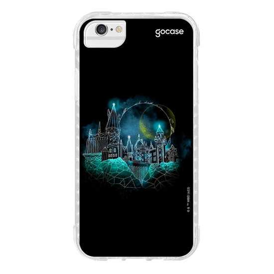 Capinha para celular Harry Potter - Hogwarts Noite
